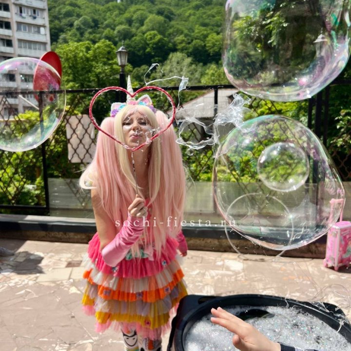 Шоу мыльных пузырей в Череповеце