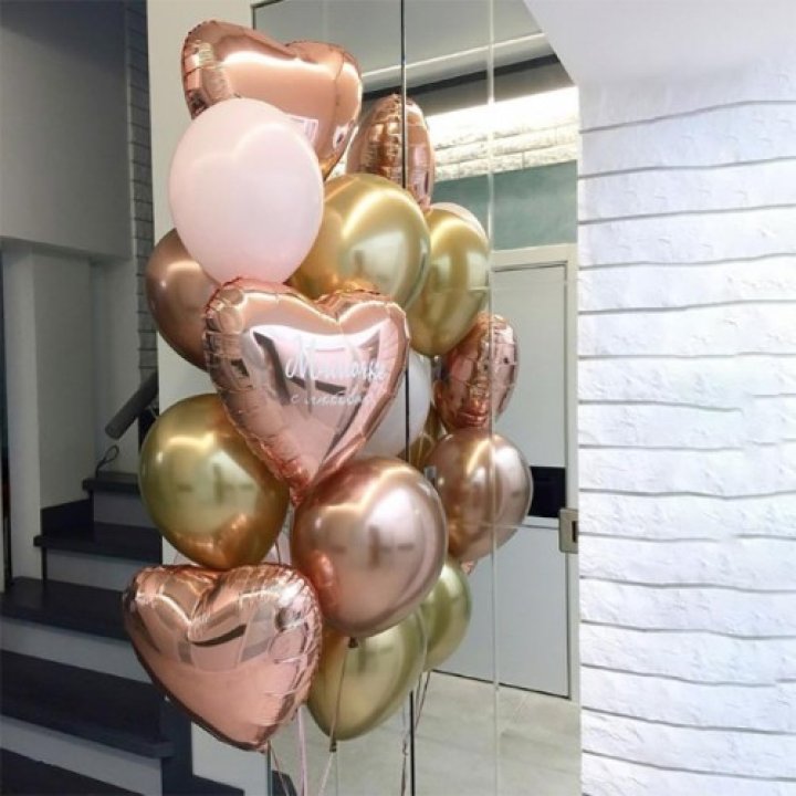 Фонтан шаров "От сердечка" в Череповеце