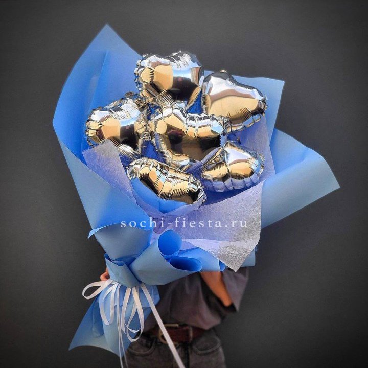 Букет из шаров сердец  №2 в Череповеце