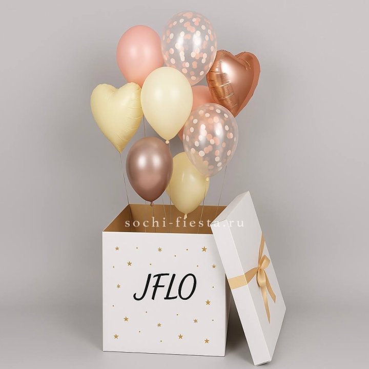 Коробка-сюрприз с шарами №2 в Череповеце