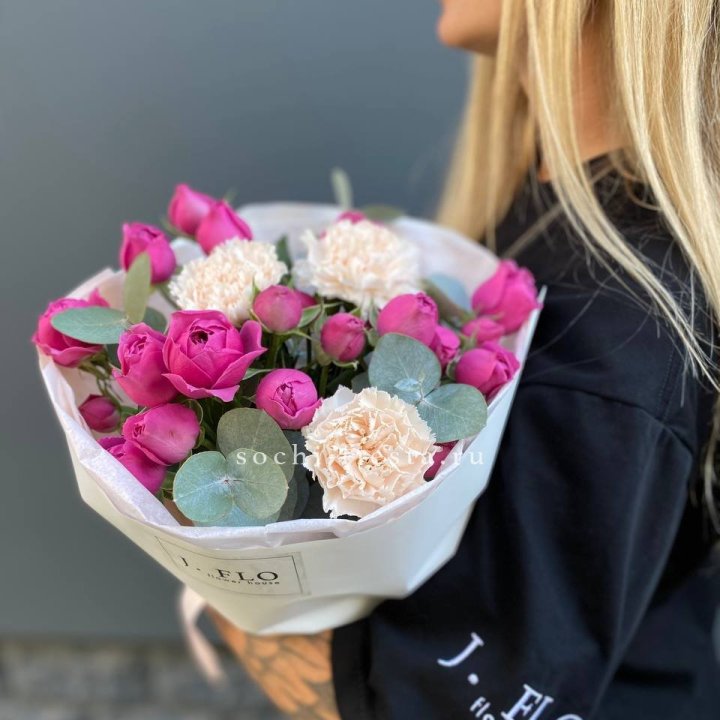 Букет с мисти бабблс №2 в Череповеце