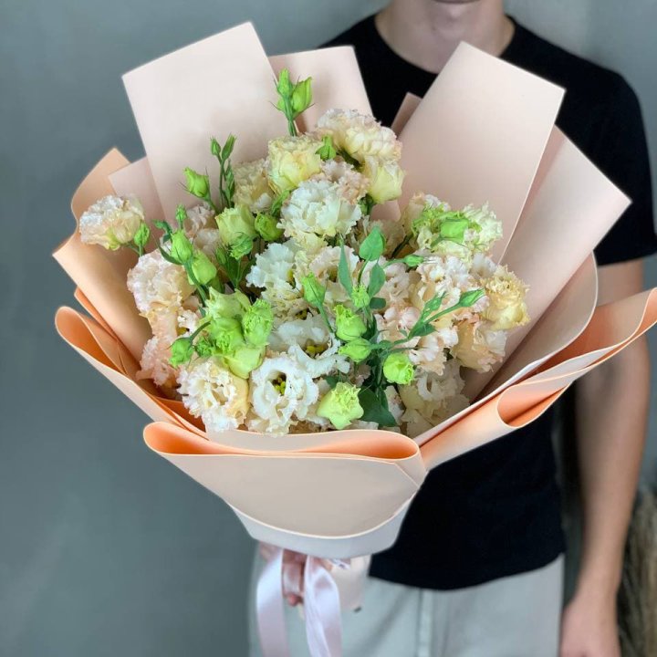 Букет эустом "Крем" в Череповеце