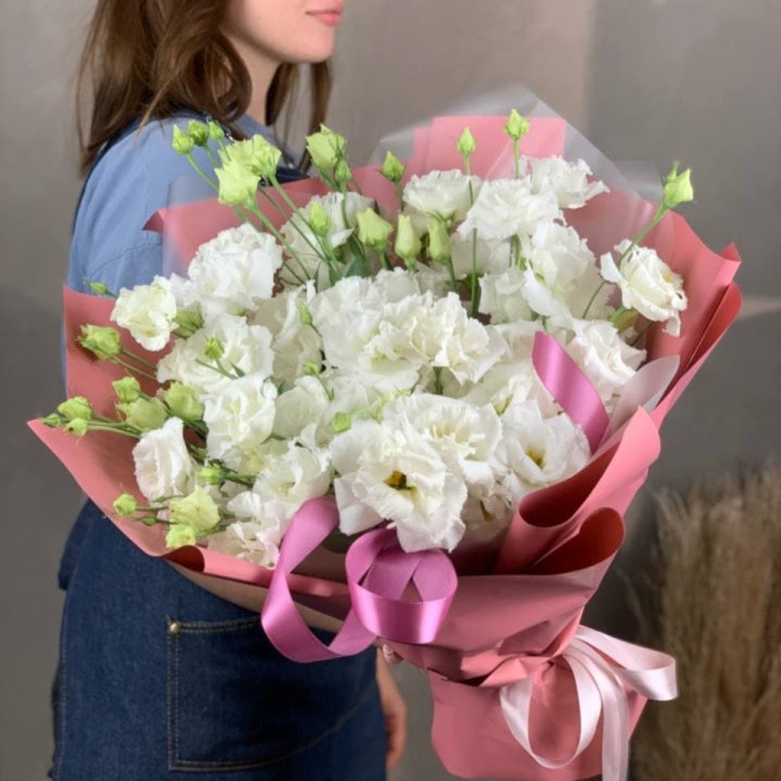 Букет эустом "Пудра" в Череповеце