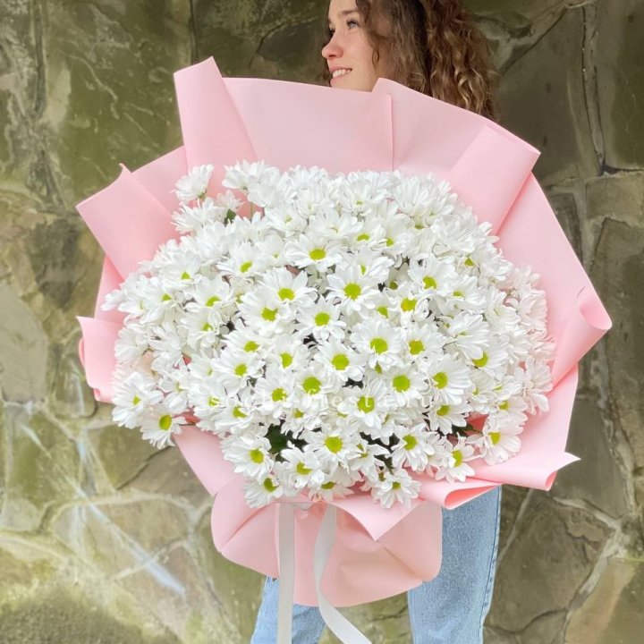  Букет хризантем "Крем" в Череповеце