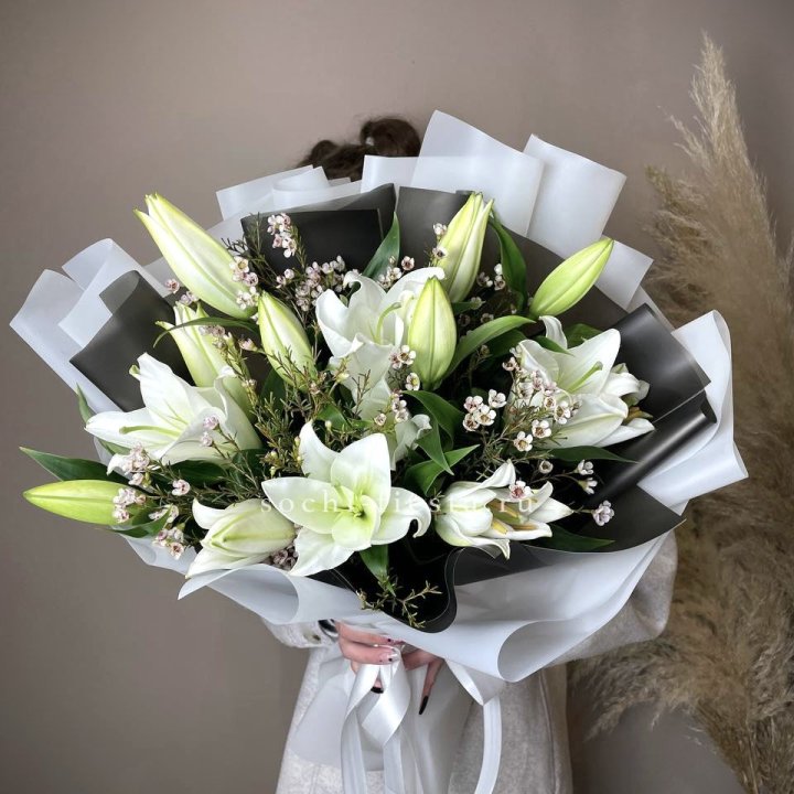 Букет лилий Снежная королева в Череповеце