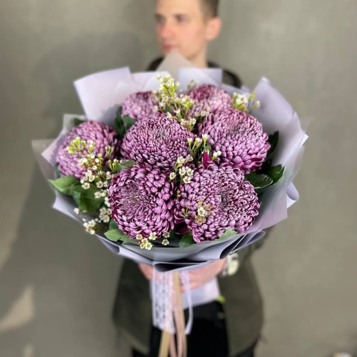 Букет хризантем "Палермо" в Череповеце