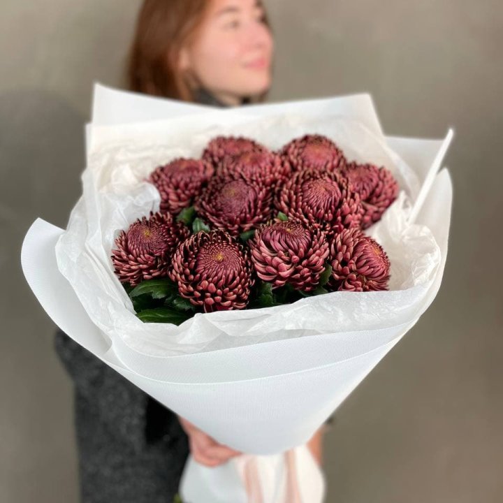 Букет хризантем "Касиопия" в Череповеце