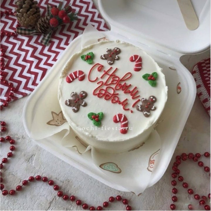 Бенто-торт "С Новым Годом!" в Череповеце