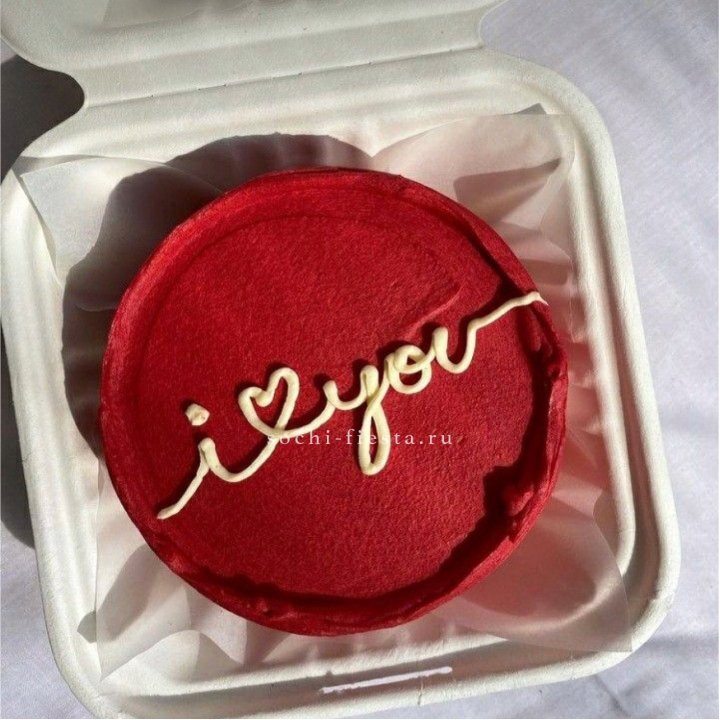 Бенто-торт "Я тебя люблю бесконечно" в Череповеце