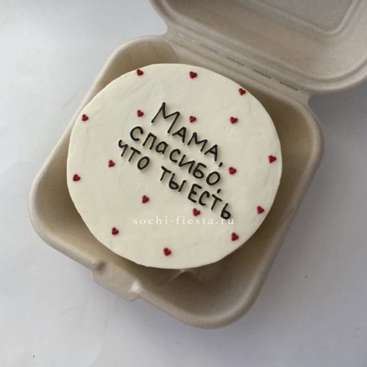 Бенто-торт "Мама спасибо что ты есть" в Череповеце