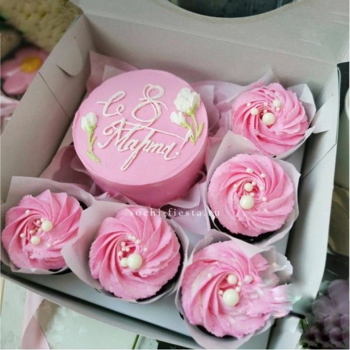 Капкейки и бенто-торт "8 марта!" в Череповеце