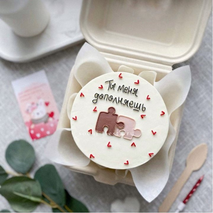 Бенто-торт "ТЫ меня дополняешь"  в Череповеце