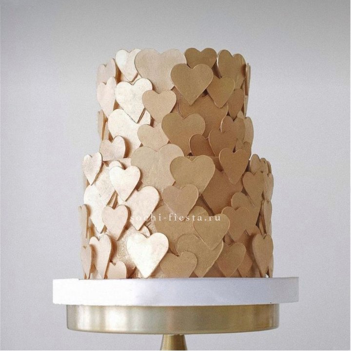 Торт "Hearts" gold в Череповеце