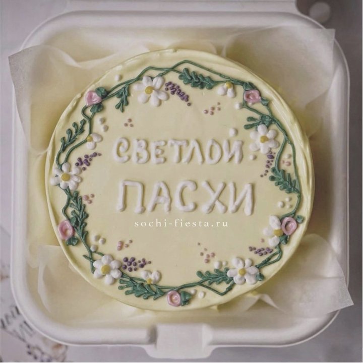 Бенто-торт "Светлой Пасхи" 2 в Череповеце