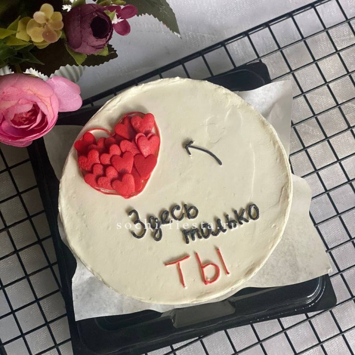 Бенто-торт "В моем сердце только ты"  в Череповеце