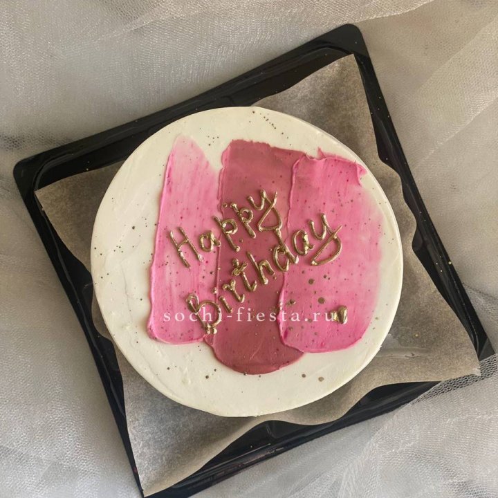 Бенто-торт "С днём рождения" пастель в Череповеце