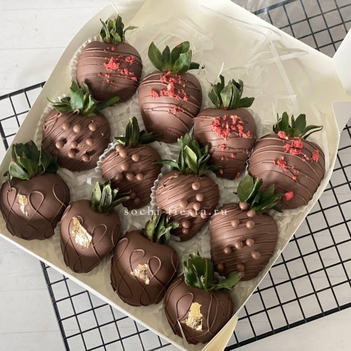 Клубника в шоколаде 12 ягод в Череповеце