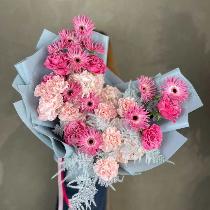 Дизайнерский букет "Свит хаер" в Череповеце