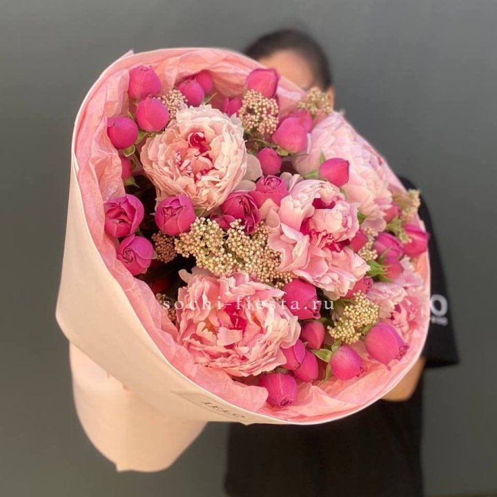  Букет с пионами "Преференс" в Череповеце