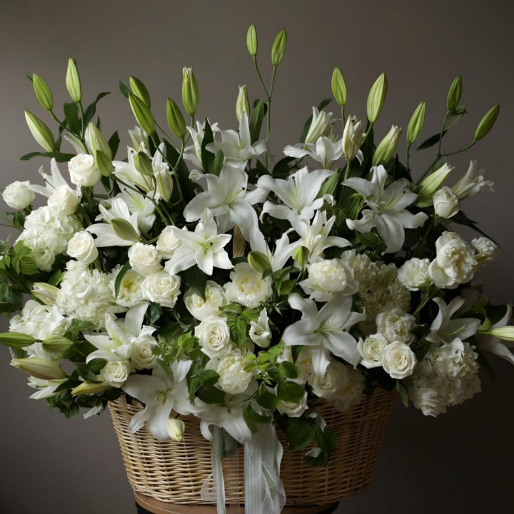 Цветочная корзина макси №3 в Череповеце