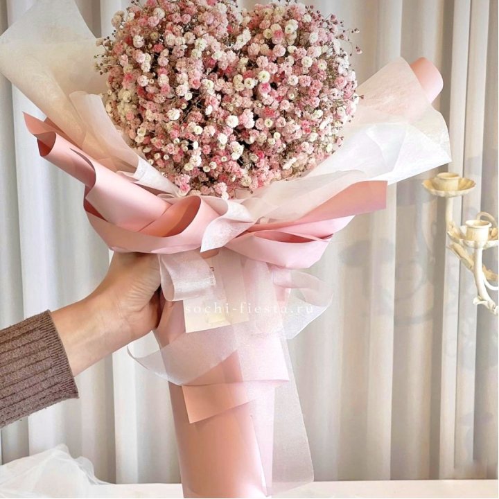 Сердце из гипсофилы  в Череповеце