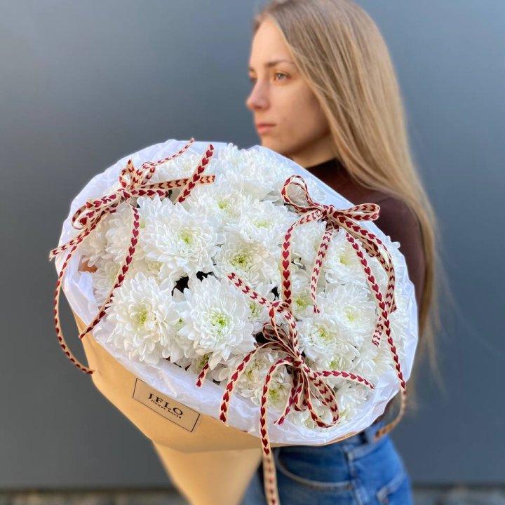 Букет "Хризантемы с любовью" в Череповеце