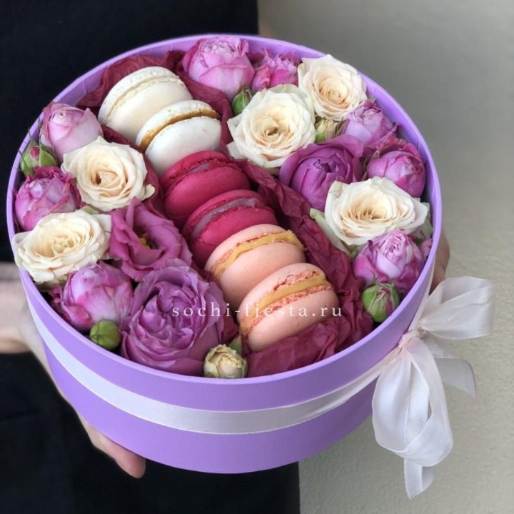 Цветочный бокс "Лаванди" в Череповеце