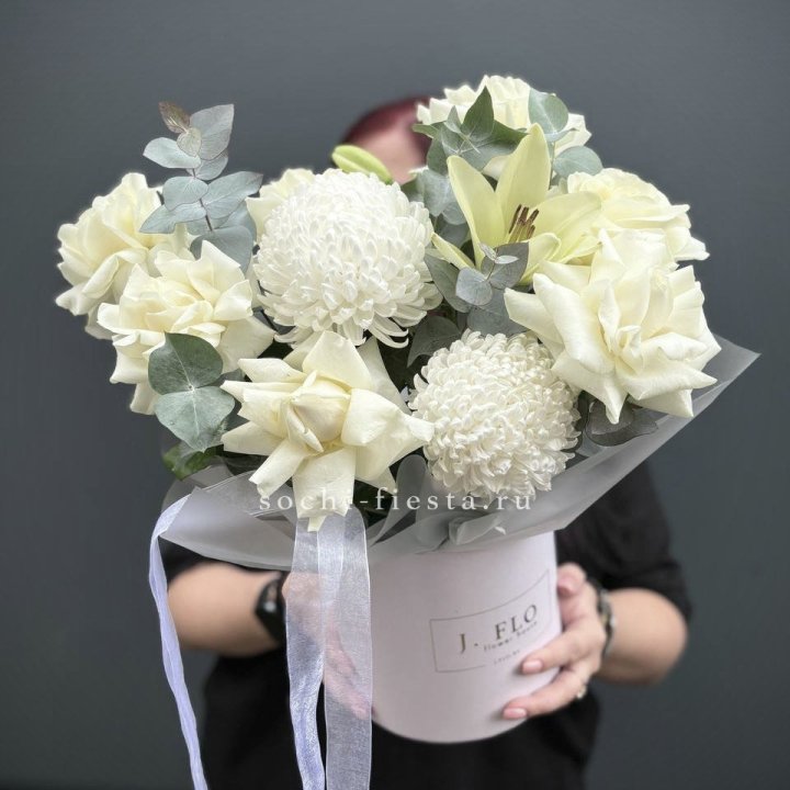 Цветы в шляпной коробке  в Череповеце