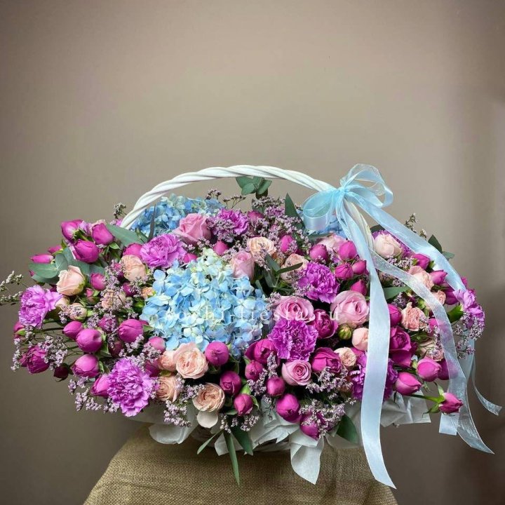 Авторская корзина "Лавандерия" в Череповеце