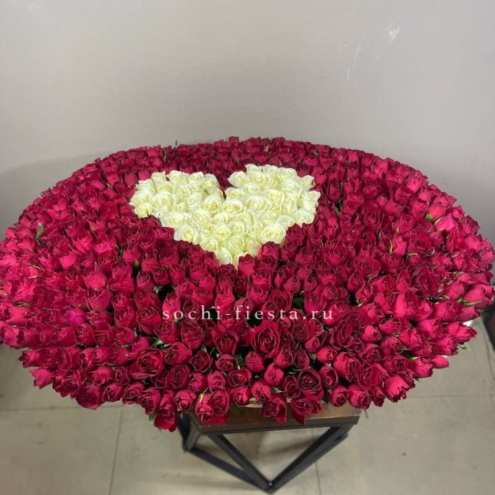 501 роза в корзине в Череповеце