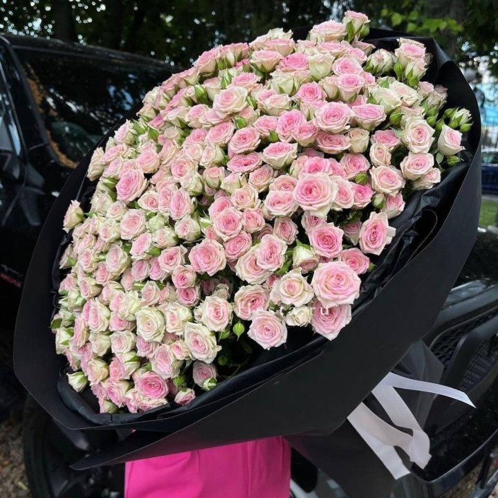 101 кустовая роза "Твистер" в Череповеце