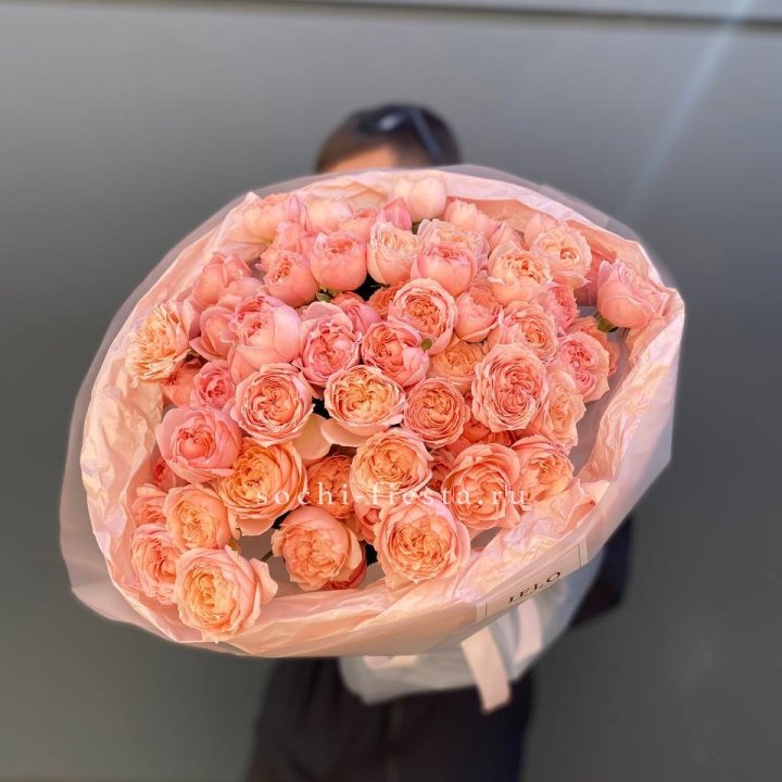 Букет из 21 пионовидной розы Джульетта в Череповеце