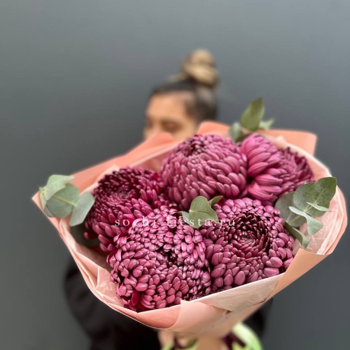 Хризантемы  Бигуди  в Череповеце