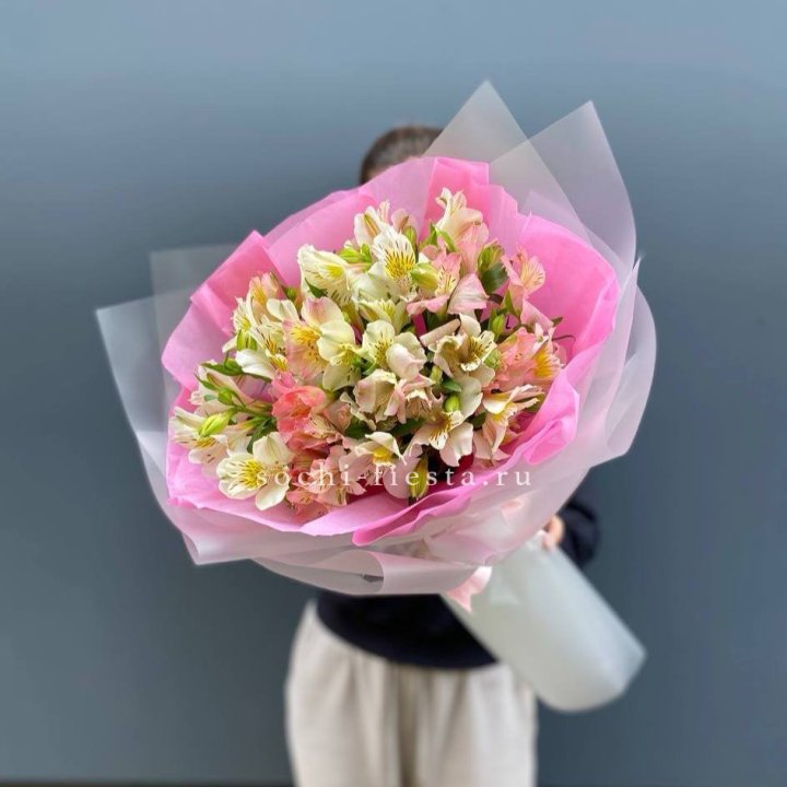 букет альстромерий "Черри" в Череповеце