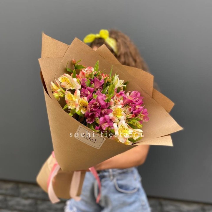 Альстромерии в крафте в Череповеце