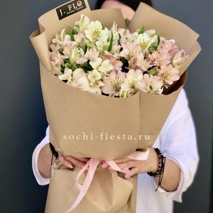 17  альстромерий в крафте в Череповеце