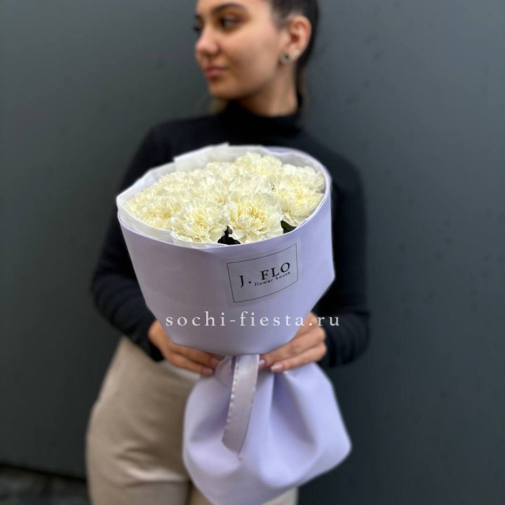 Букет белых диантусов в Череповеце