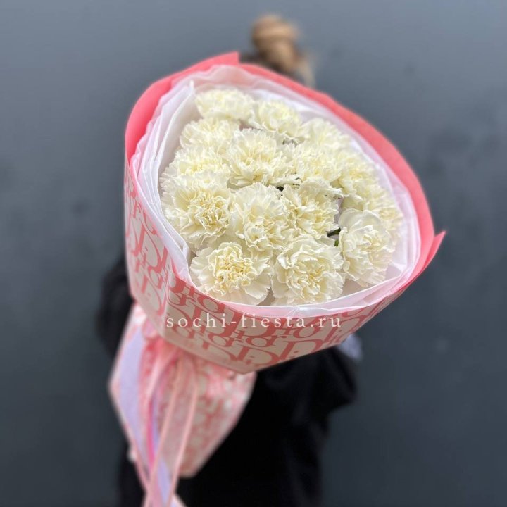 Белые диантусы №2 в Череповеце