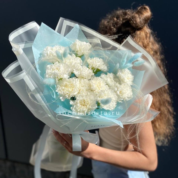 Воздушный букет из диантусов  в Череповеце