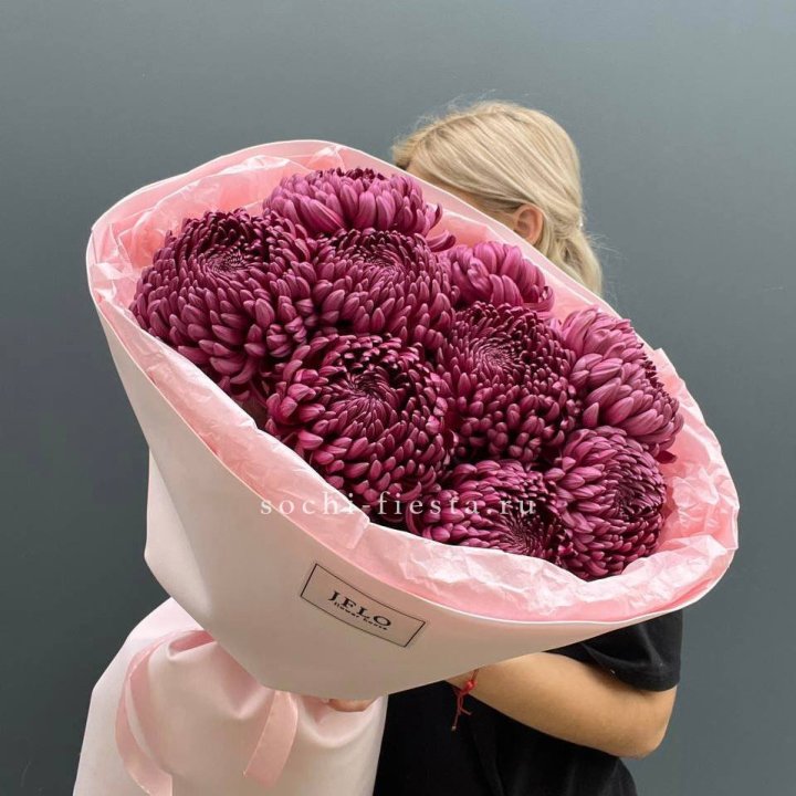 9 хризантем бигуди в Череповеце