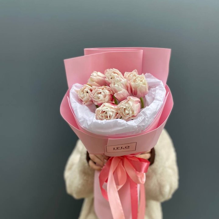 9 нежных тюльпанов в Череповеце