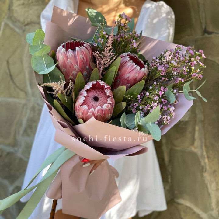 Букет из протеи "Клеопатра"  в Череповеце