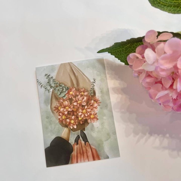 Открытка к букету "Букет" в Череповеце