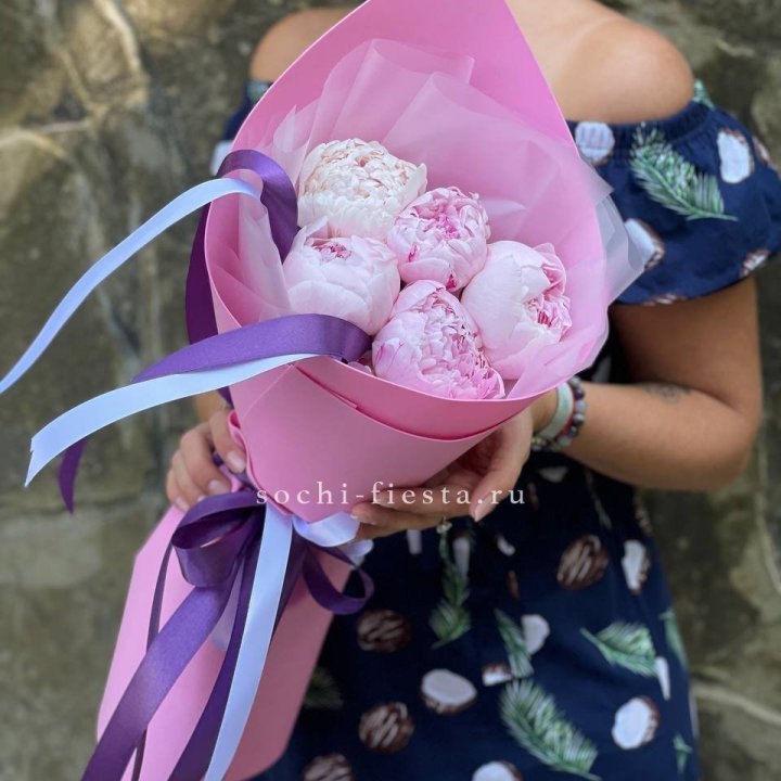 Букет пионов "НАЙ" в Череповеце