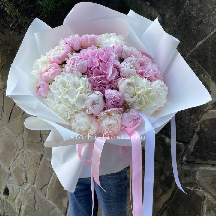 Букет "Пионы и Гортензии" в Череповеце