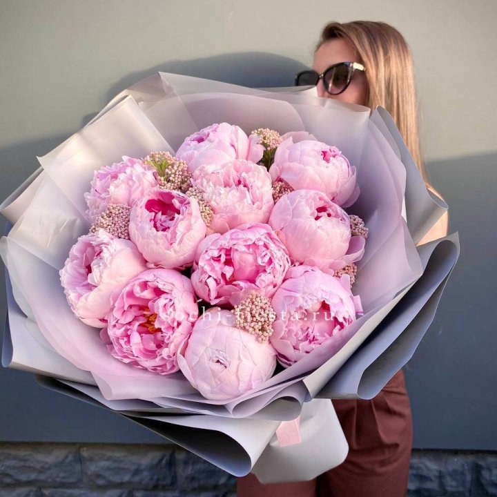 Букет с пионами "Стайл" в Череповеце