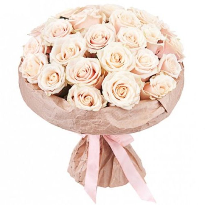 25 кремовых роз "Craft" в Череповеце