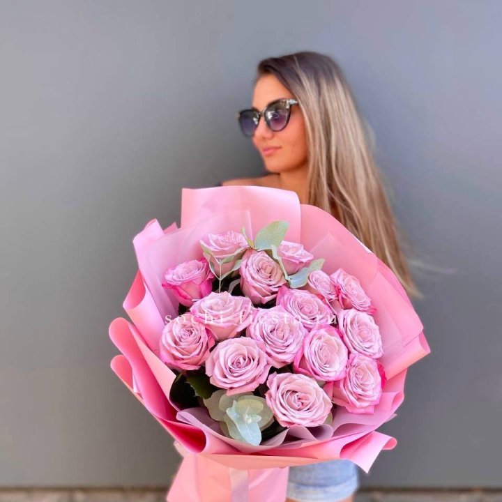 Букет розовых роз 2 в Череповеце