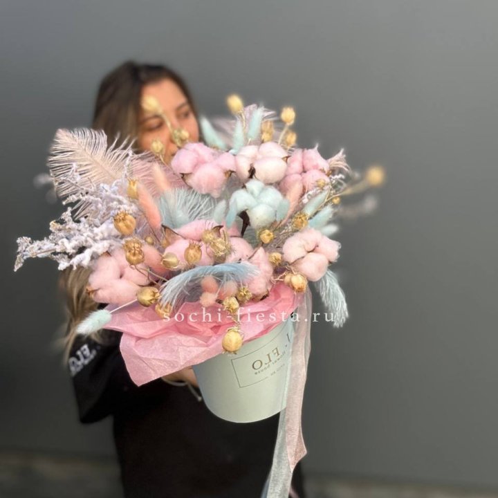 Авторский бокс с сухоцветами №2 в Череповеце