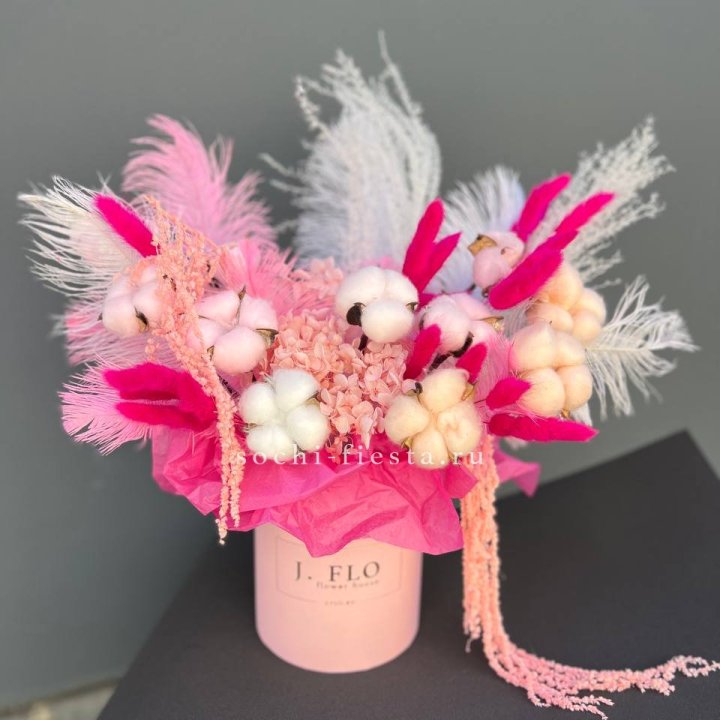 Авторский бокс с сухоцветами №1 в Череповеце